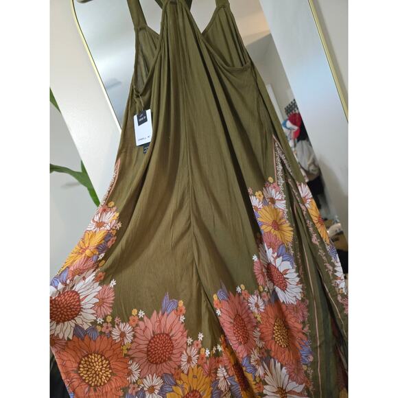 NwT Large O'Neill Women's Floral Cover-up Tank Dress - Picture 6 of 10
